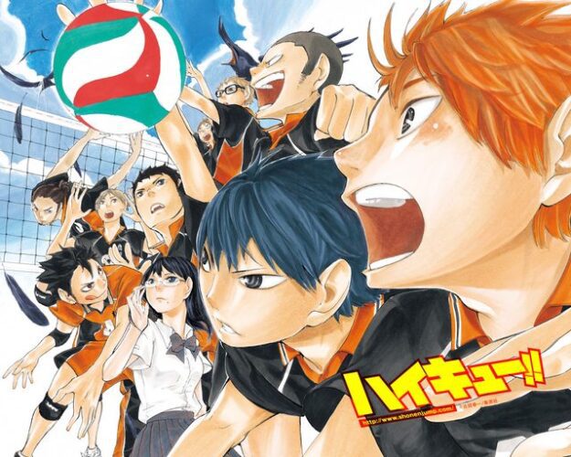 إعلان عن انمي  للمانجا كرة الطائرة الشهيرة High Kyuu!!