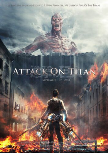نظرة على النموذج الاول لفلم الاكشن Shingeki no Kyojin